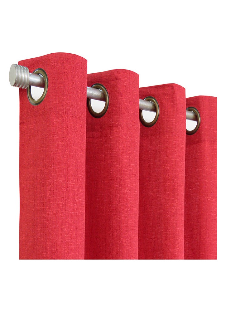 Set Cortinas Venecia Rojo